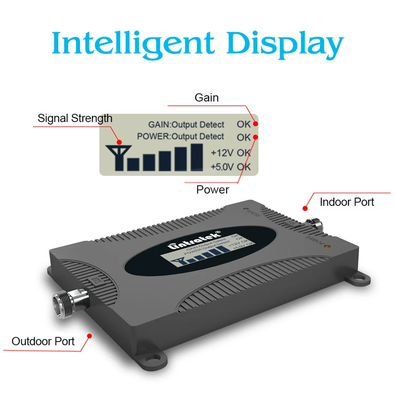 Amplificatore di segnale Linratek 850MHz per telefono cellulare 2G 3G 4G ripetitore cellulare CDMA ripetitore vocale Internet 10 pezzi senza Antenna