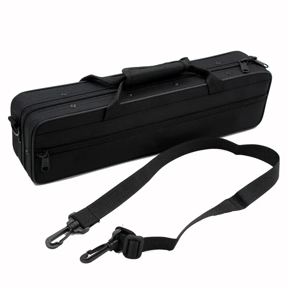 Oxford Cloth Flute Bag Carry Case Cover with Removable Shoulder Strap Waterproof Flute Storage Bags Pouch Instrument Accessories