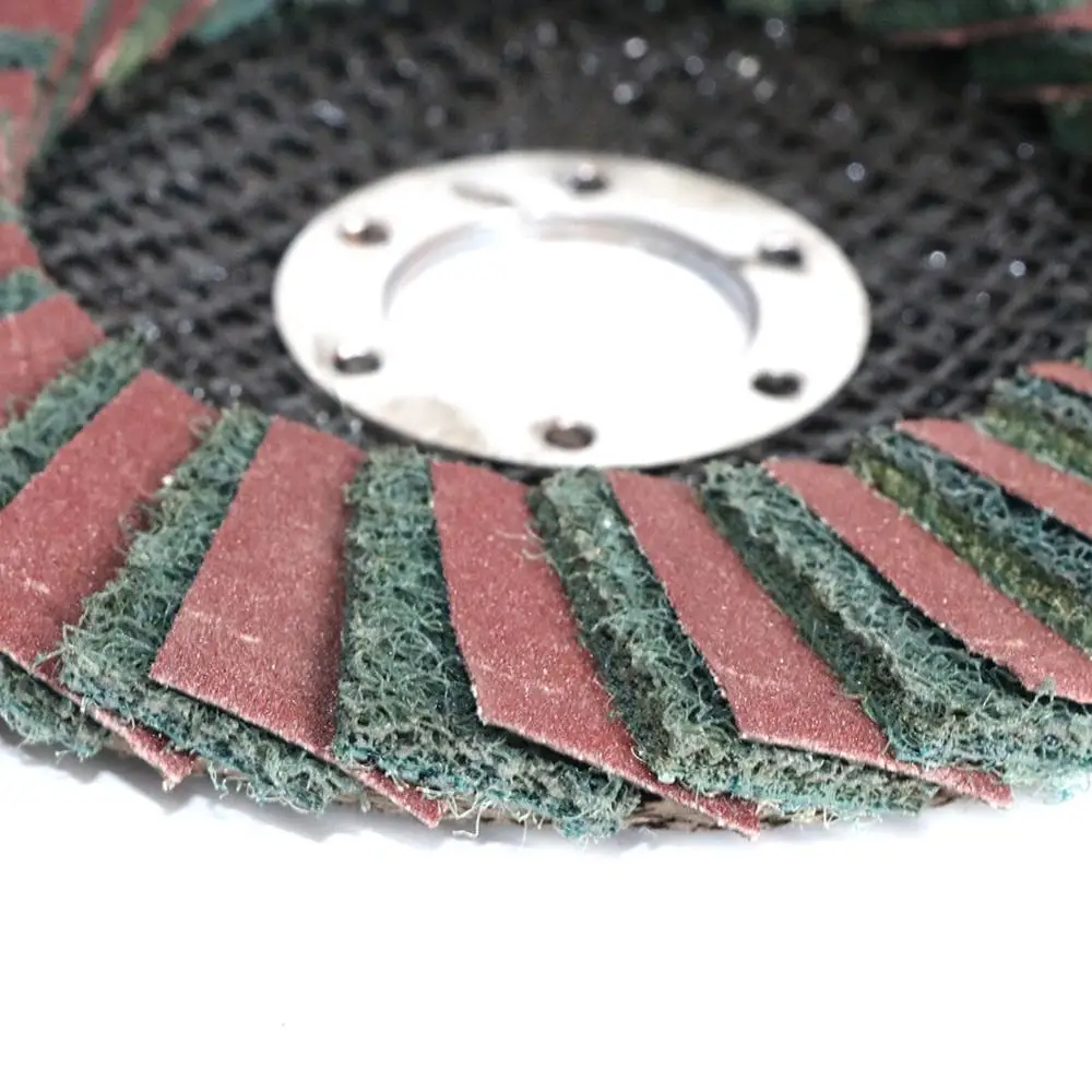 3Pcs 4-1/2 "X 7/8" ผ้า Non-บด Flap Disc,abrasives ปรับอากาศพื้นผิวขัด,ล้อขัดสำหรับเครื่องบดมุม
