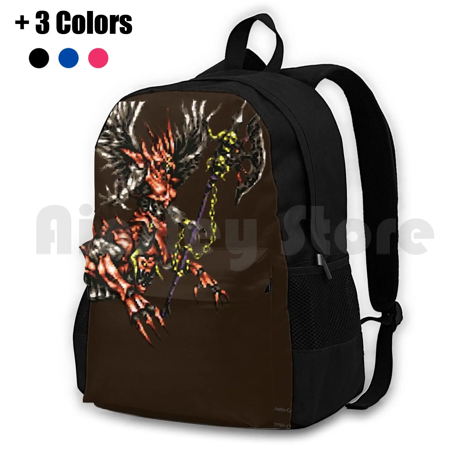 Final Fantasy Vi-Poltergeist Outdoor Hiking Backpack Riding Climbing Sports Bag Final Fantasy Vi Final Fantasy 6 Poltergeist