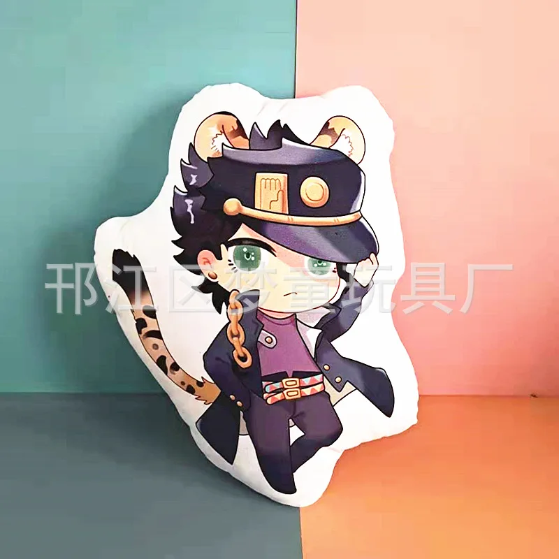 10cm JoJo's Bizarre Adventure Plush Doll Anime JoJo Kujo Jotaro Kakyoin Noriaki Plush Key Pendant Cute Anime Soft Plush Pillow