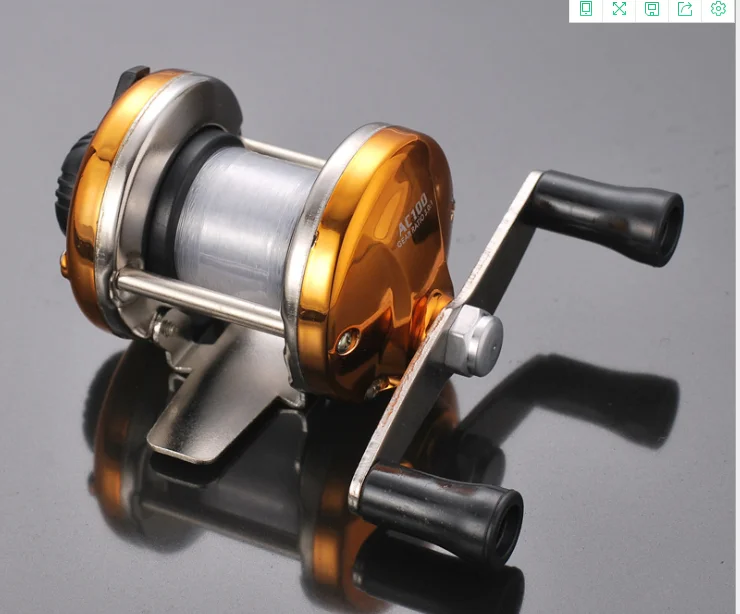 Mini ice fishing reel with line/raft wheel/drum wheel/TB small drum wheel/factory fishing gear wheel