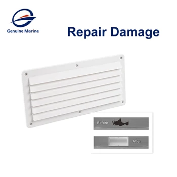 RV מעשנת פליטה מאוורר עמיד למים פלסטיק אוויר Vent Outlet לקרוון RV קרוון חניך אביזרי פתחי מחורר גיליון