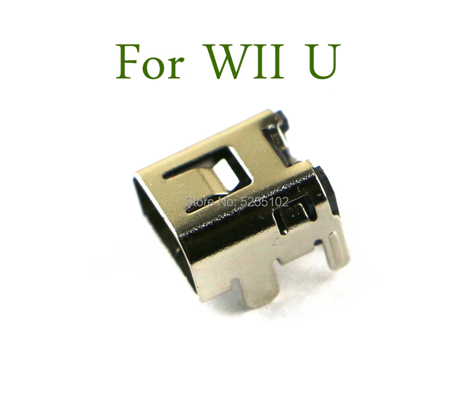 3PCS For WII U Power Charging Jack Socket Power Connector Port Repair for Nintend WiiU Charging Port Socket Gamepad Controller