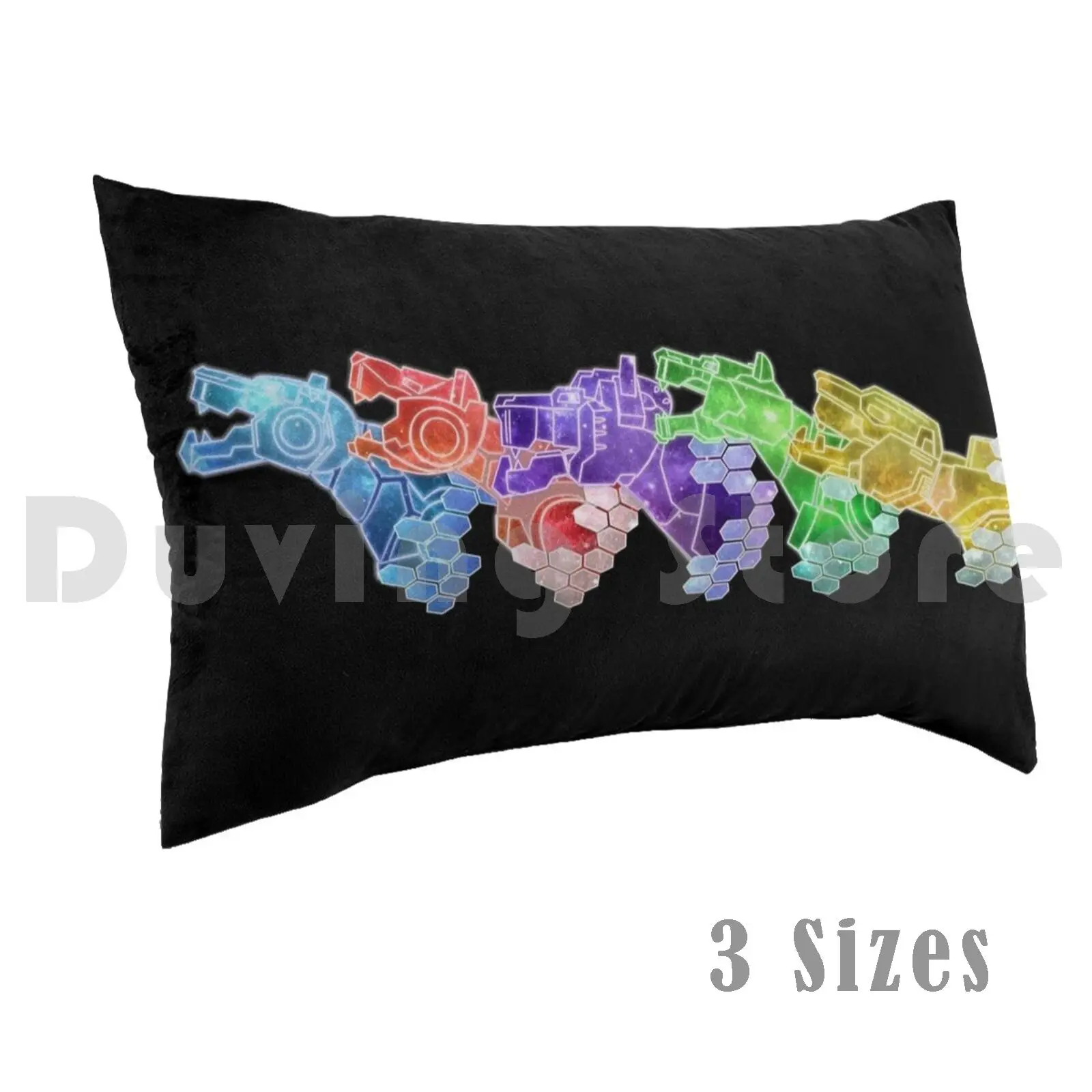 Lion Roar-Group Pillow case 669 Lions Lion Voltron Color Blue Red Purple Black Green Yellow