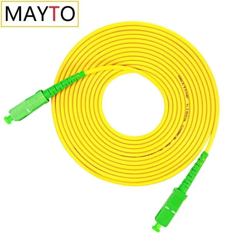 

MAYTO FC to FC LC to LC ST to ST SC to SC Fiber Patch Cord Jumper Cable SM Simplex Single Mode Optic for Network 3m 5m 10m