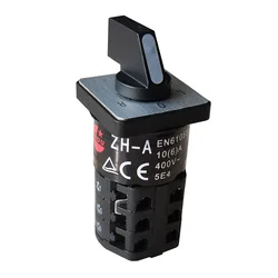 KEDU ZH-A Rotary Cam Switch Changeover Switches 18A 125V 12A 250V Three Phase 3HP 240-440V 10(6)A 400V 5E4 CE EN61058