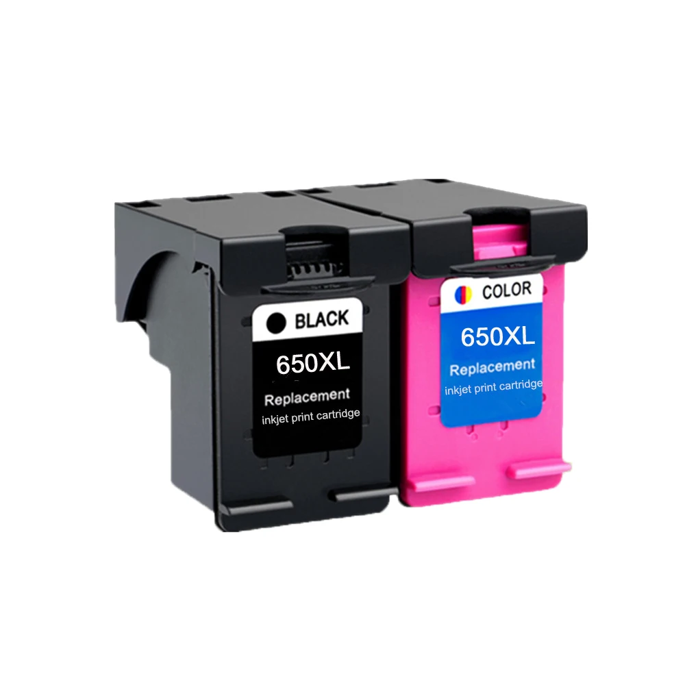 Compatible Ink Cartridge 650XL Replacement for HP 650 XL for HP650 Deskjet 1015 1515 2515 2545 2645 3515 3545 4515 4645 printer