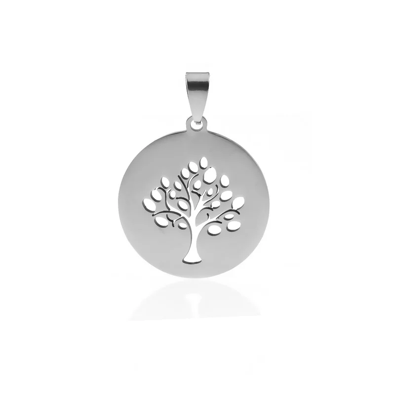 1pcs Stainless Steel Tree of Life Charms Pendants for Jewelry Making Supplies DIY Women Men Necklace Accessories Jewelry finding