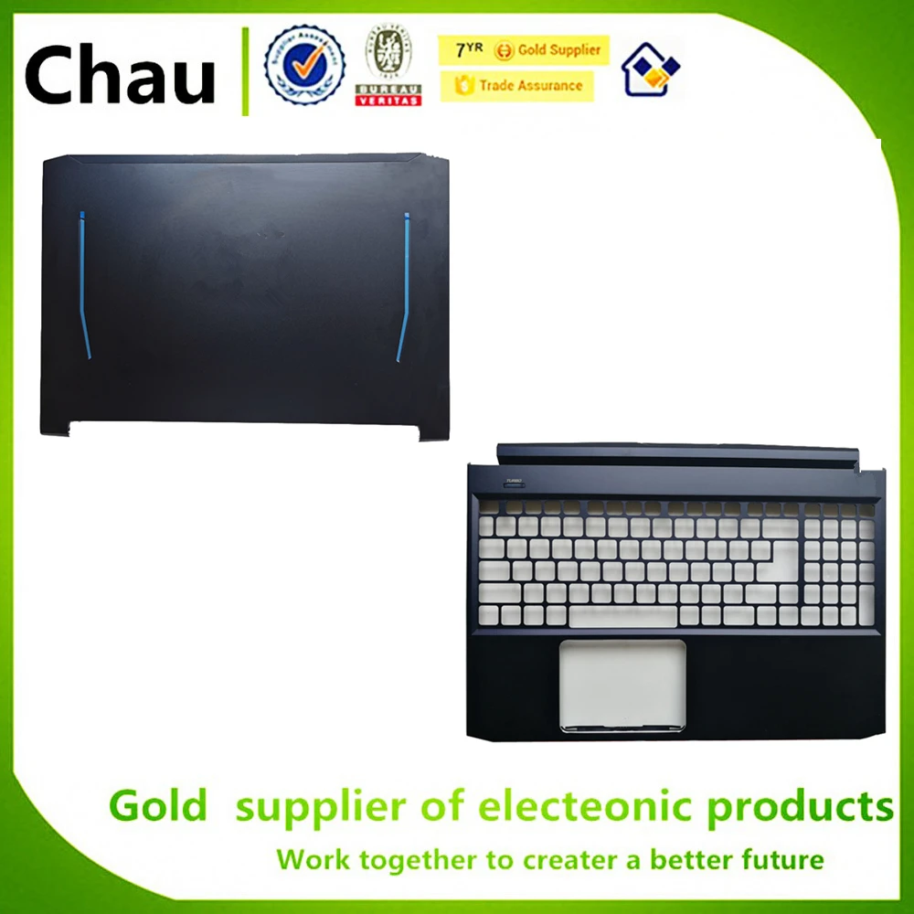 

Chau New For Acer Helios 300 PH315-52 15.6" LCD Back Cover Top Case / Upper Case Palmrest Cover