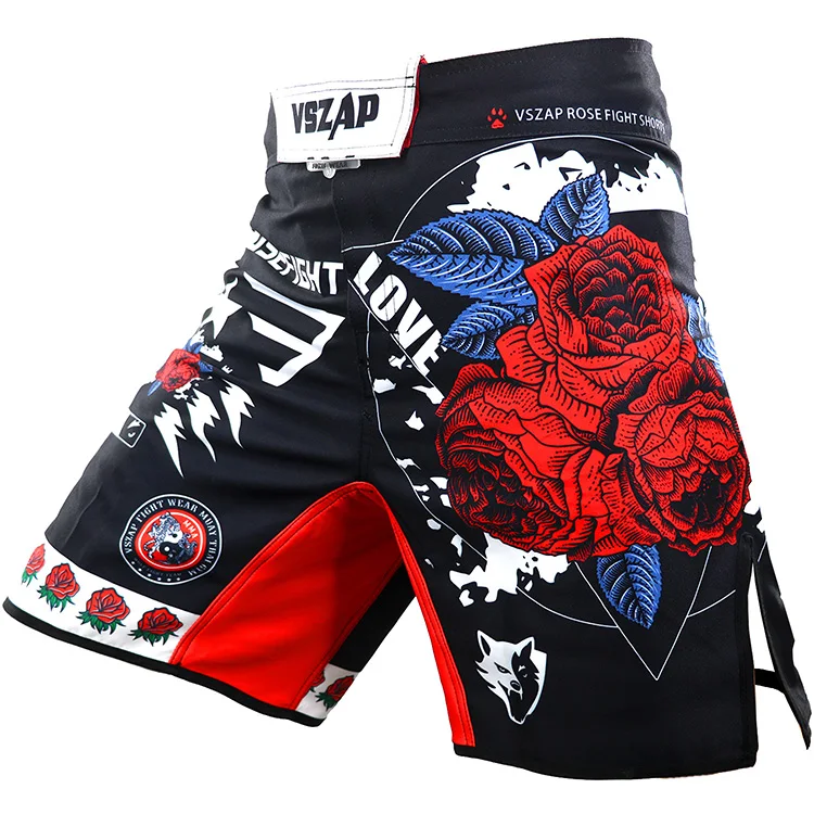 Spodenki VSZAP Rose MMA, Kick Boxing, Spodenki Muay Thai, Trening BJJ, Spodenki fitness, Sanda, Fight Wear, Spodnie Grappling Mma