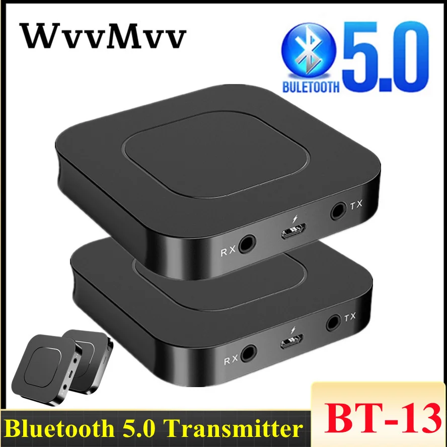 

Bluetooth 5.0 Audio Receiver Transmitter AUX RCA 3.5MM 3.5 Jack USB Music Stereo Wireless Adapters Dongle For Car TV PC Speaker