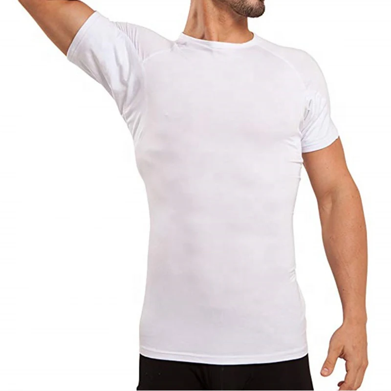 Men Modal Sweatproof Anti Against Underarm Sweat Proof Fitness Men\'s T-Shirts