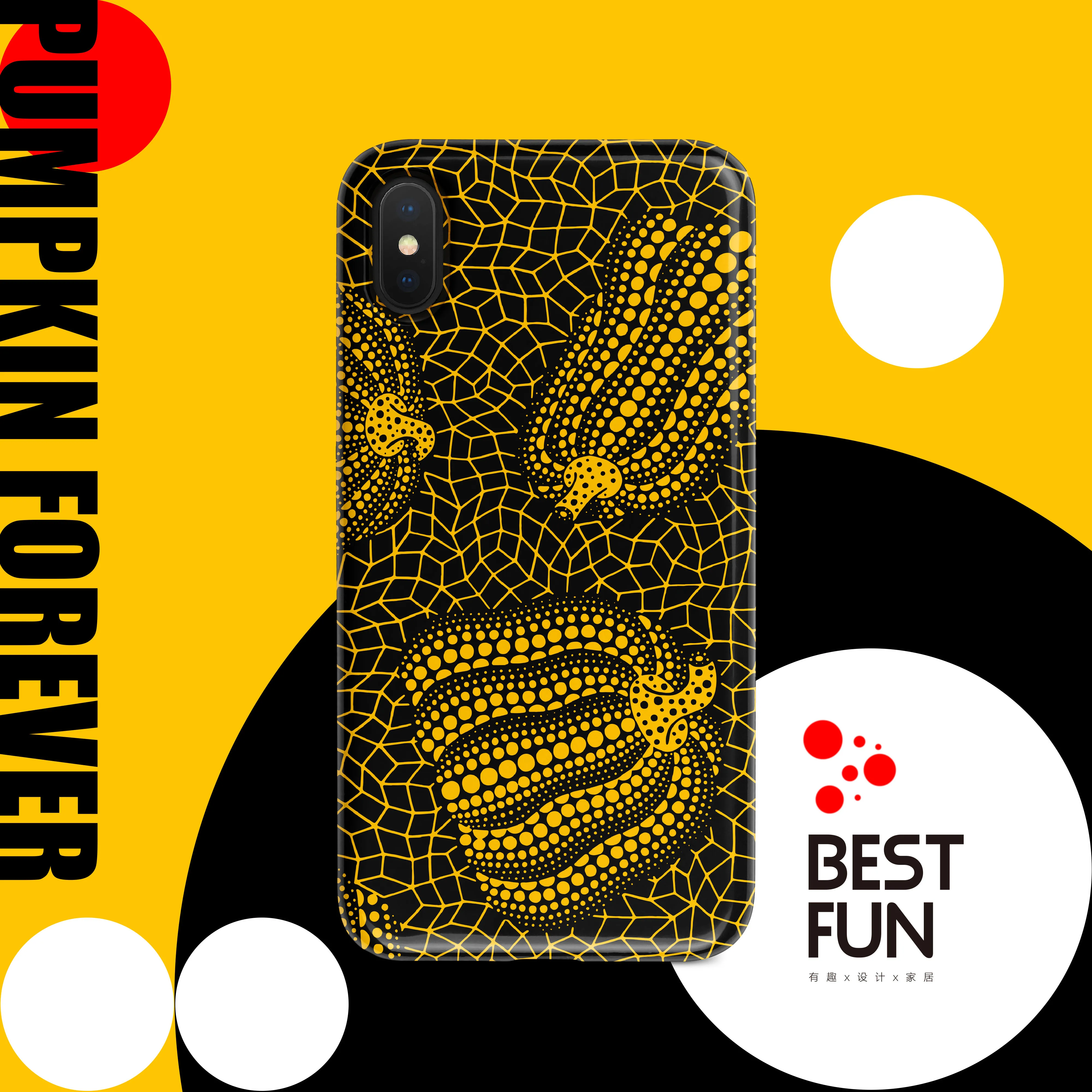 

Yayoi Kusama Pumpkin Art Phone Case iphone 13/12 14Promax