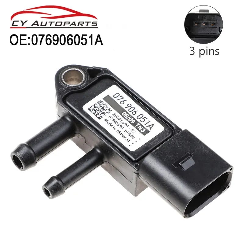 Differential Exhaust Pressure Sensor For AUDI A3 A4 A6 A8 Q7 SEAT SKODA Fabia ROOMSTER 076906051A 0281002710 076906051B