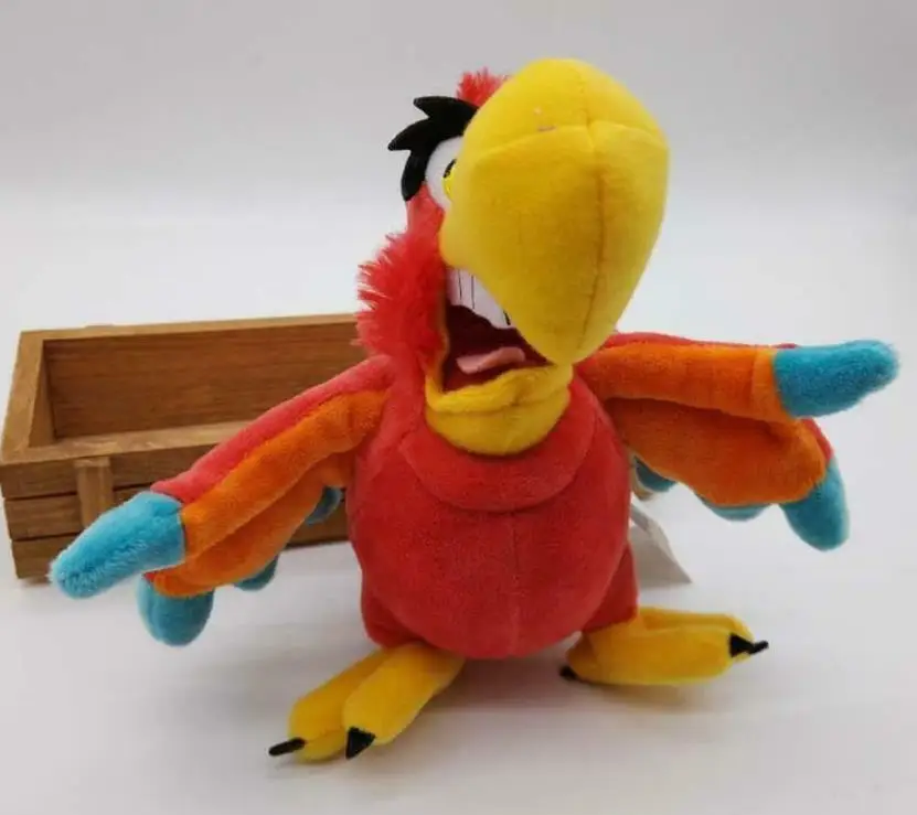 Authentic New IAGO PLUSH Aladdin Parks Soft Toy Parrot  BIRD 2019