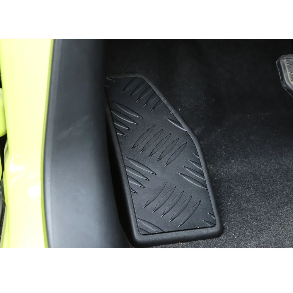 For Suzuki Jimny 2019+ Car Left Foot Rest Pedal Decoration Cover Trim Sticker Interior Auto Accessories Aluminum Alloy  Styling