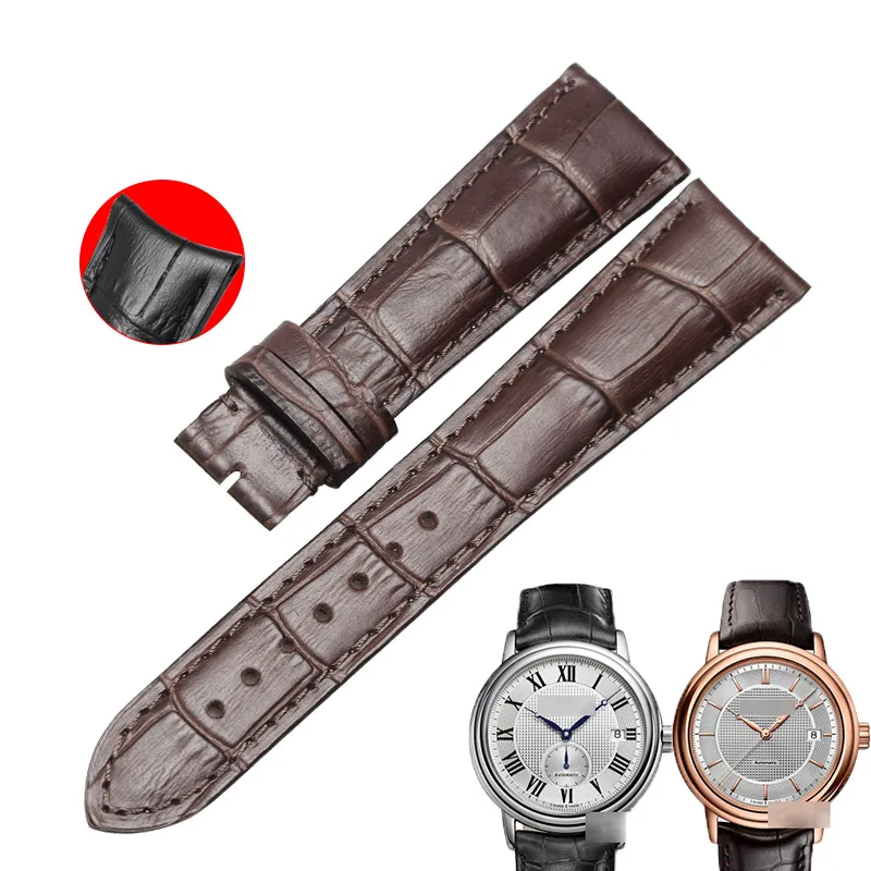 WENTULA watchbands for RAYMOND WEIL 2837/2838/2839 calf-leather band cow leather Genuine Leather leather strap watch band