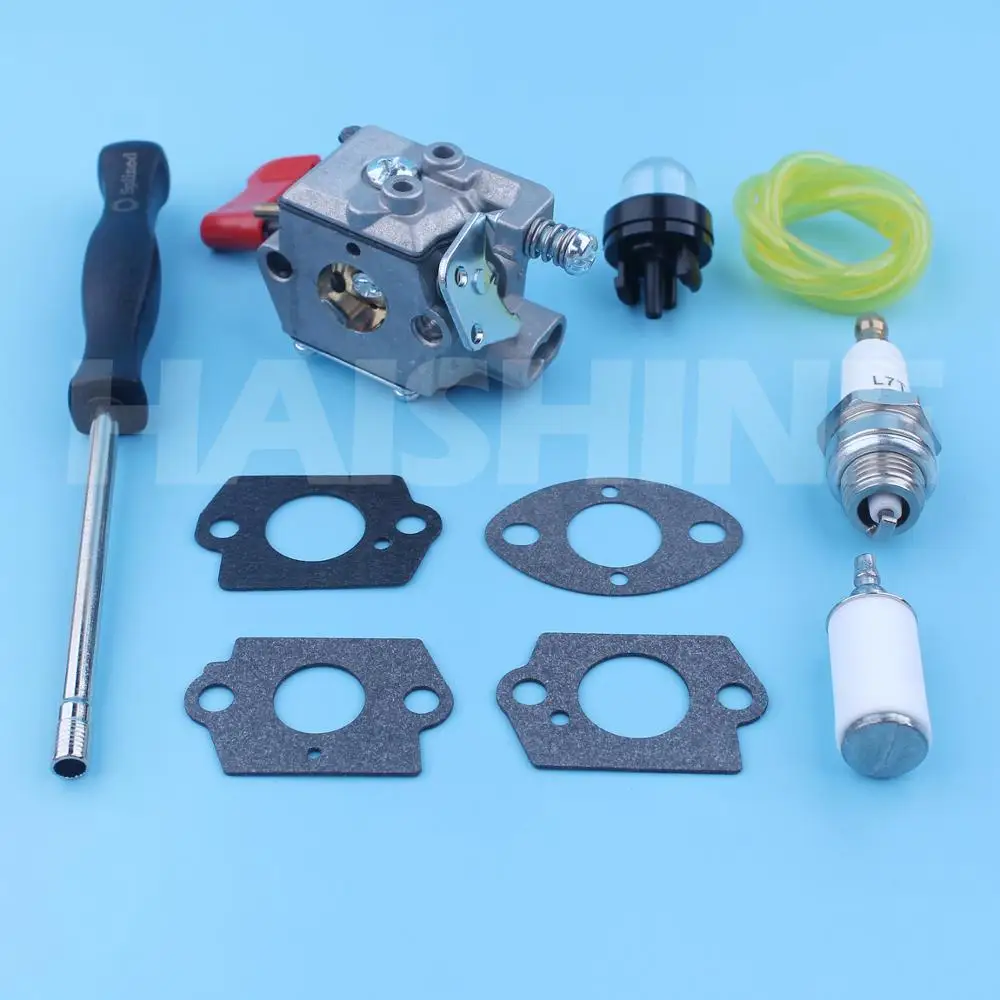 Imagem -03 - Kit de Carburador para Artesão Poulan Ppmel Pp336 Pp036 Pp136 32cc Aparador de Gás Pp445 Pp446t Polo Podador Walbro Carb 60 cm