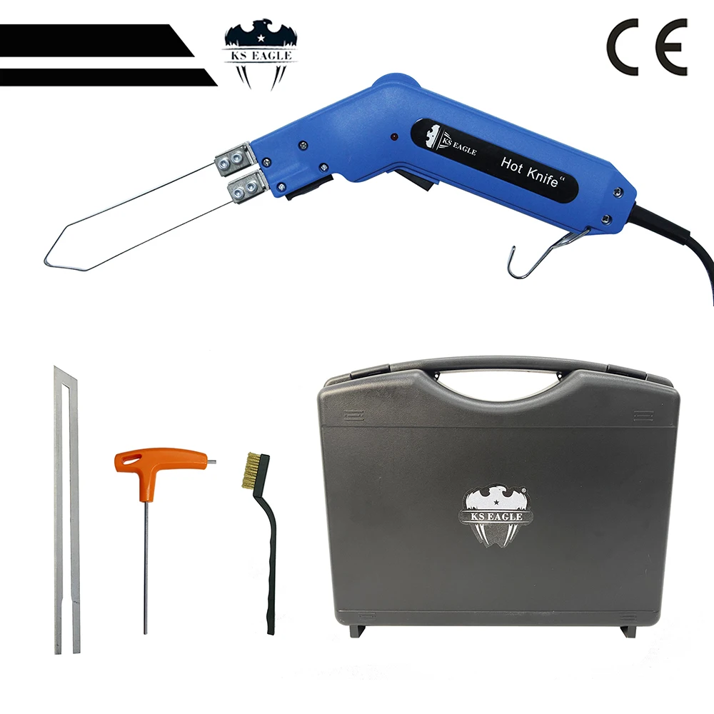KS ADLER Elektrische Heißer Schaum Cutter Messer Einstechen Draht Styropor Gravur Werkzeug Kit Klinge Stoßen Bord DIY Skulptur