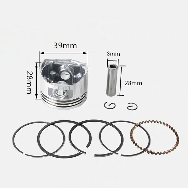 Piston Kit 13101-Z0Z-000 for Honda GX35 139F Diameter 39MM 4 Stroke Engine Garden Tools Spare Parts