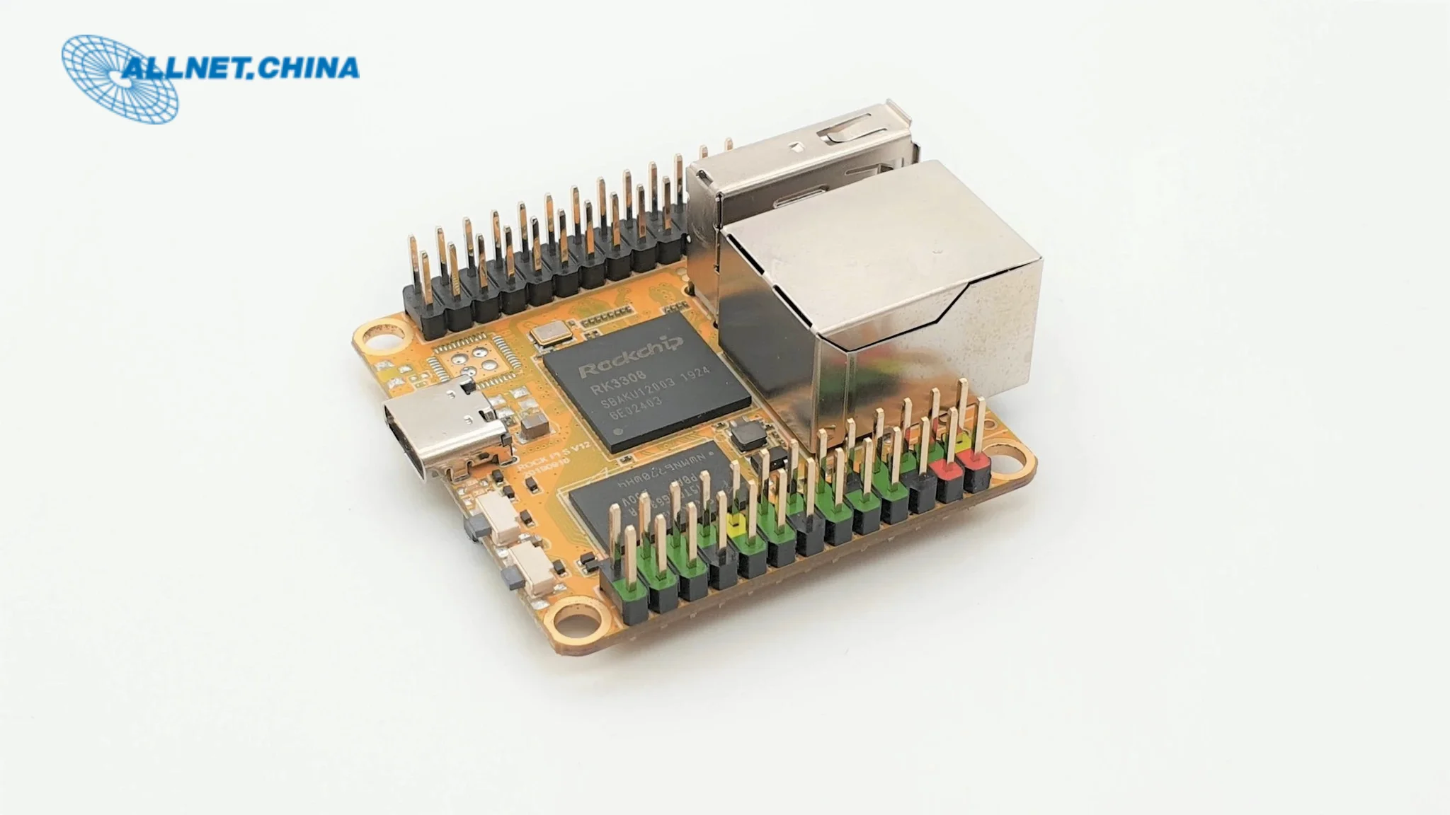 ROCK PI S RK3308 Quad-core A35 Development Board V1.3 Version Suitable for IoT Smart Speakers