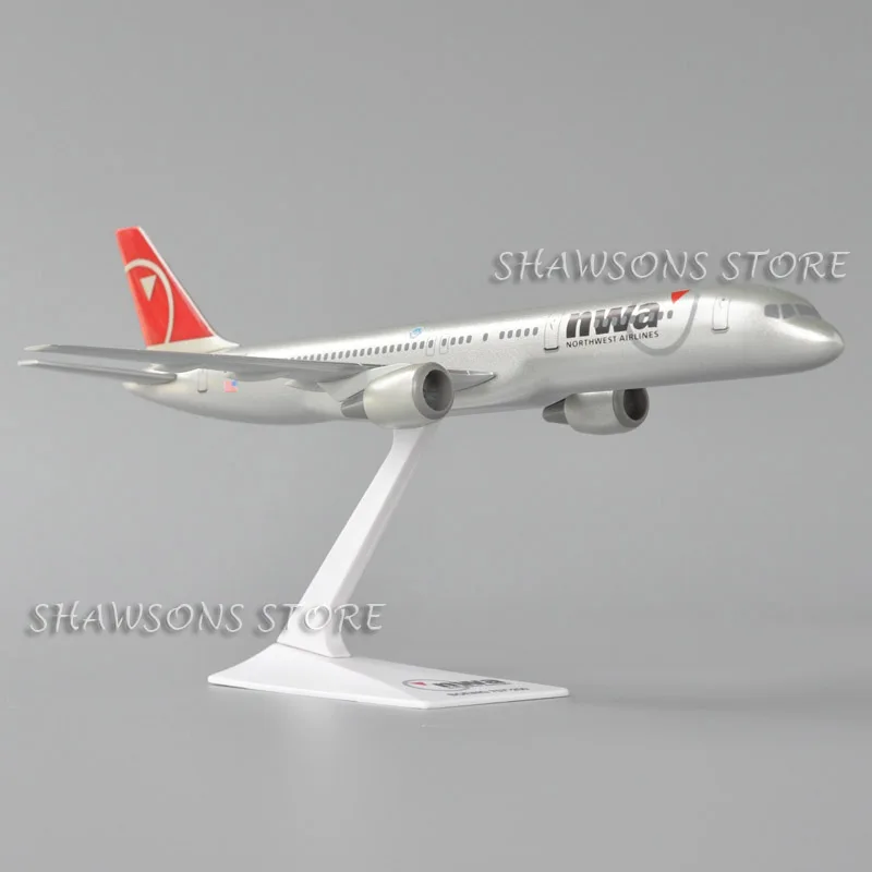 Avión de juguete a escala 1:200 Northwest Airlines NWA Boeing 757-200, avión en miniatura, réplica de colección