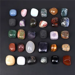 50-100g Reiki Natural Agat Amethyst Jaspers Polishing Rock Yoga Energy Healing Stone Ornament Handicraft Fish Tank Decorating
