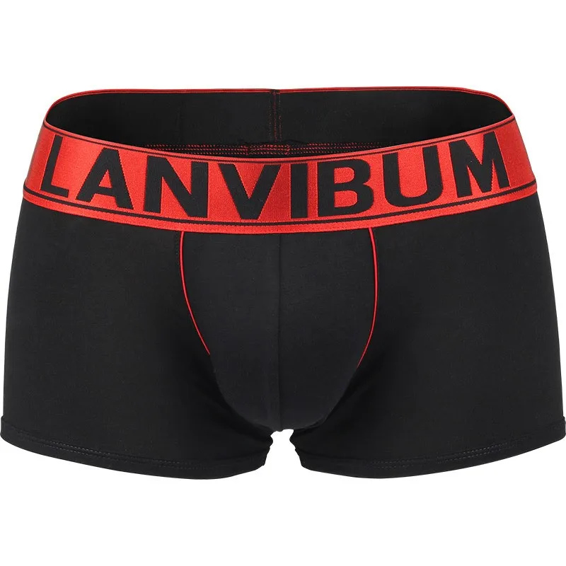 Quần Lót Nam Boxer Dài Chịu Mài Mòn Chân Thể Thao Năm Điểm Quần Short Cotton Ngắn Kích Thước Lớn Mở Boxer Cuecas thủy Triều Nam