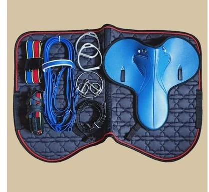 Horse equipment, morning exercise saddle, thickened racing saddle, harness, saddle, integrated saddle 3 colors