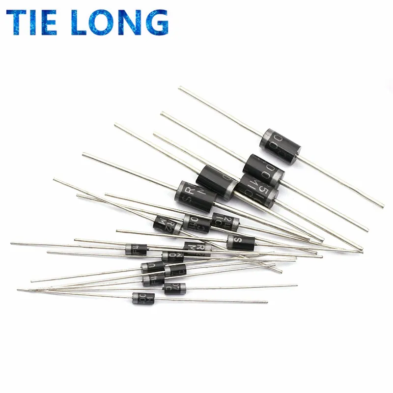 20PCS Rectifier Diode 1N5408 1N5404 1N5819 1N5401 1N5822 1N4007 UF5408  6A10 10A10 DO-27