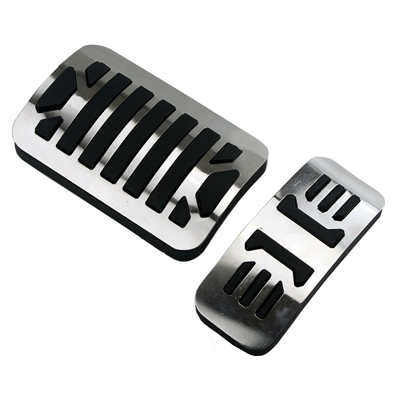 Car-styling Stainless steel Brake Accelerator Pedal Pad cover Case For JAGUAR XF XJ XJL X351  2009 2010 2011 2012 2013 2015