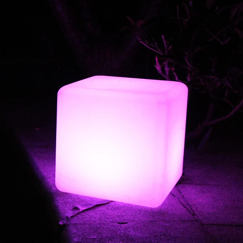 40 cm led night club cube for outdoor party LED cube/LED bar chair/LED bar stool chair Factory Sale Free Shipping 1pc