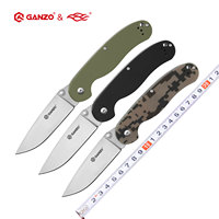 Ganzo FB727S G727M Firebird 58-60HRC 440C G10 or Wood Handle Folding Knife Survival Camping Tool Pocket Knife Tactical EDC Tool