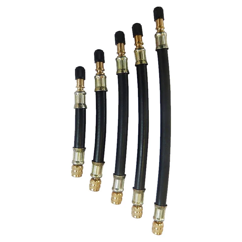 Bicycle Valve Stem Extension Bicycle Pump Extension Pipe Motorcycle MTB Road Bike Schrader Valve Adapter Car Scooter Accessories