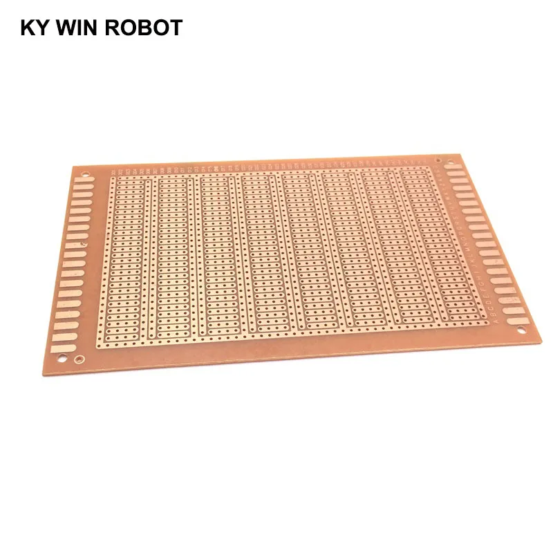 1 sztuk DIY 9*15CM jednostronna PCB uniwersalna matryca eksperymentalna płytka drukowana pojedynczy ciągły otwór cztery otwory 9x15CM dla Arduino — zdjęcie 6