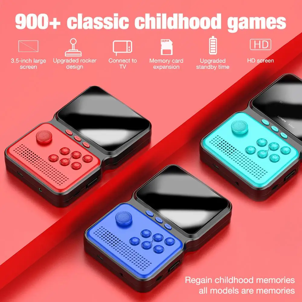 

Games Retro Console 3.0inch Screen Portable Handheld Game Console Games Controller Game Player Built-in 900+ Classic Games