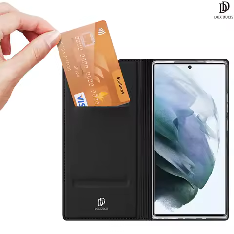 DUX DUCIS For Samsung S21 S22 S23 S24 S25 Ultra Case Flip Cover KickStand Card Slot Anti-Shook&amp;Fall for S23 FE S24 FE A54 A25
