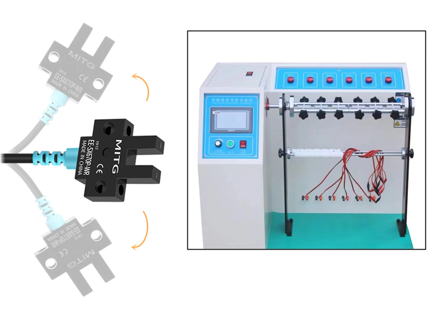 U-Förmigen Schlitz Lichtschranke EE-SX67 Serie SX 670 671 672 673 674 675 676 677 Induktion Grenze Sensor NPN PNP NO NC 5V-24V – Detail 2