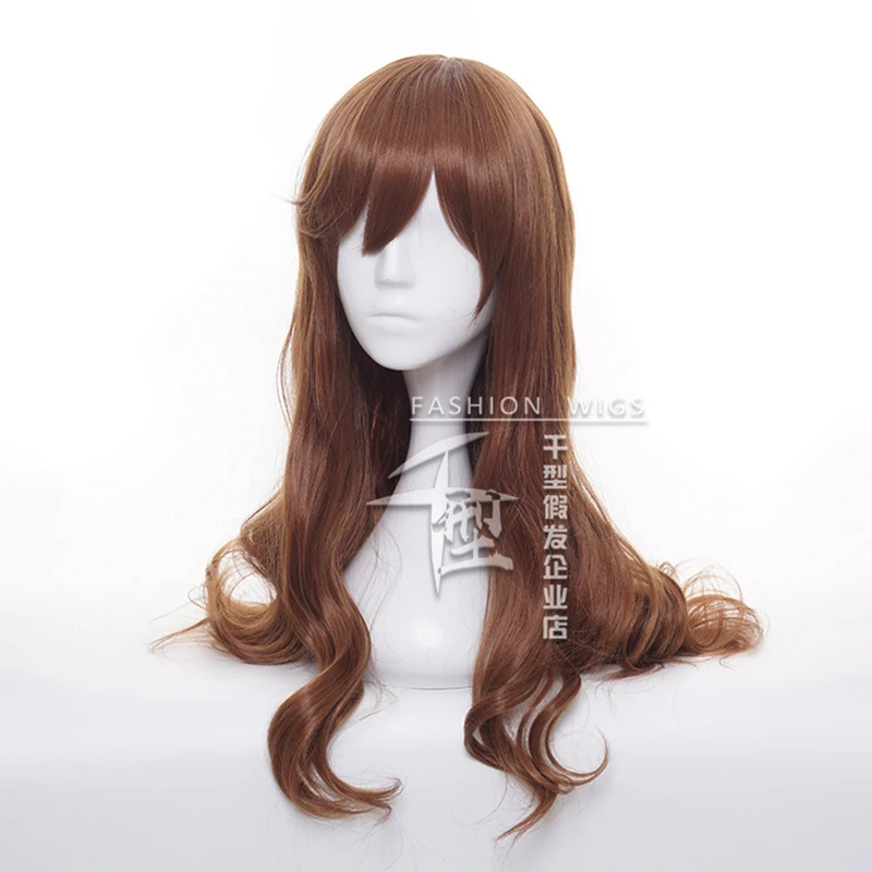 Parrucca riccia lunga marrone di Hori Kyoko Kyouko Costume Cosplay capelli sintetici termoresistenti parrucche da hori-san a miyamura-kun Horimiya