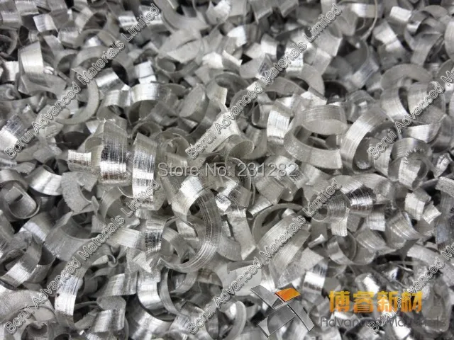 Magnesium Chips / Turning / Shaving 99.95% pure, 50gram , by Borui Advanced Materials Limited