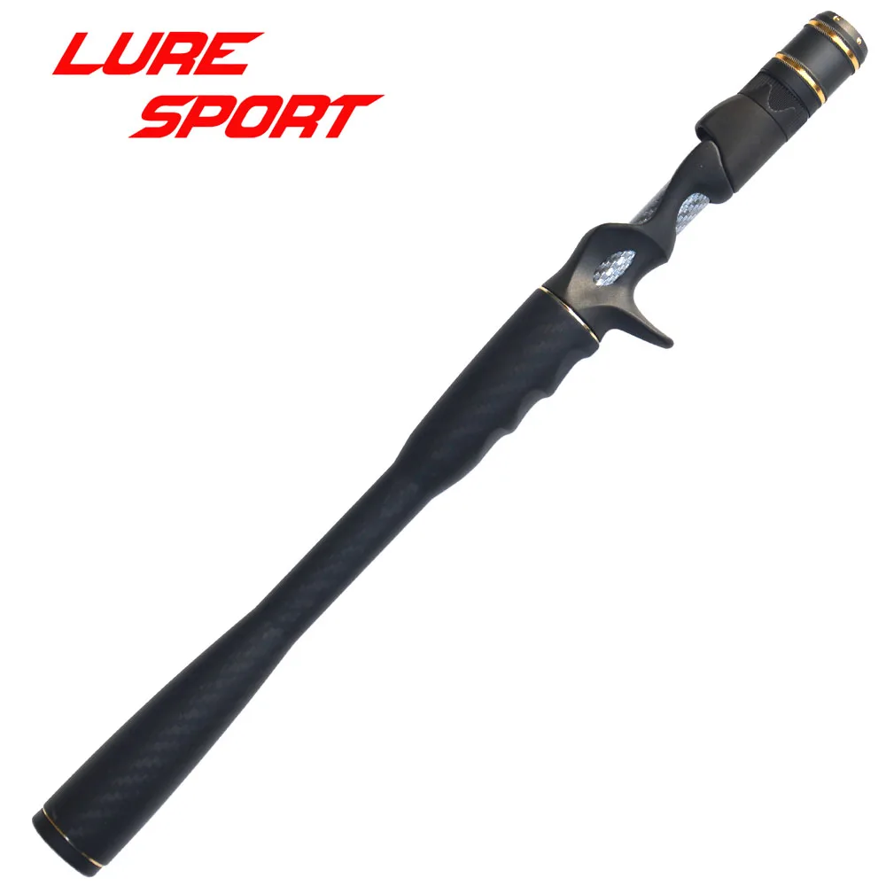 LureSport 23cm 3K carbon groove Grip  SEAGUIDE Reel Seat SCXCSS DLN Nut Carbon Tube Alu Cap Rod Building Component