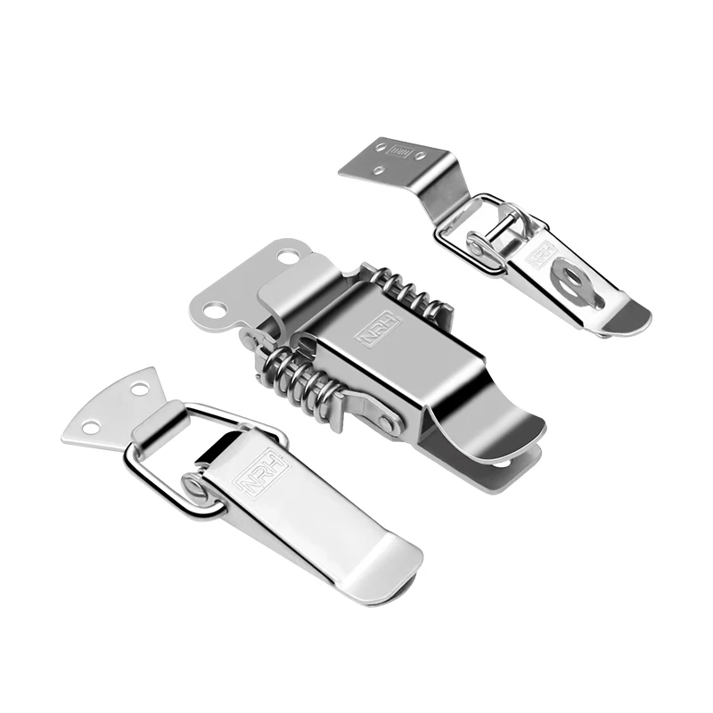 

4pcs/lot Stainless Steel Hasps For Sliding Door Window Home Iron Cabinet Toolbox Locks Latch Catch ToggleFurniture Hardware