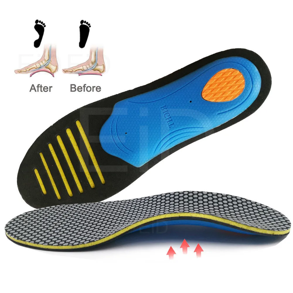 EiD Orthotic Gel Insoles Orthopedic arch support Flat Foot Health Sole Pad For Shoes Insert Ease Pressure Pad Plantar fasciitis