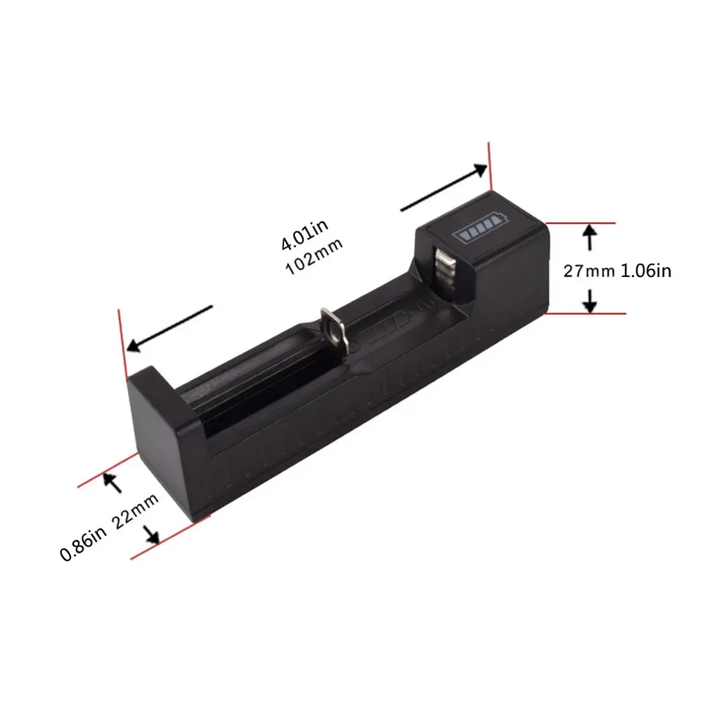 Batteria al litio caricabatterie Android Usb accessori torcia abbagliante caricabatterie 18650 caricabatterie 26650 Smart 3.7v al litio