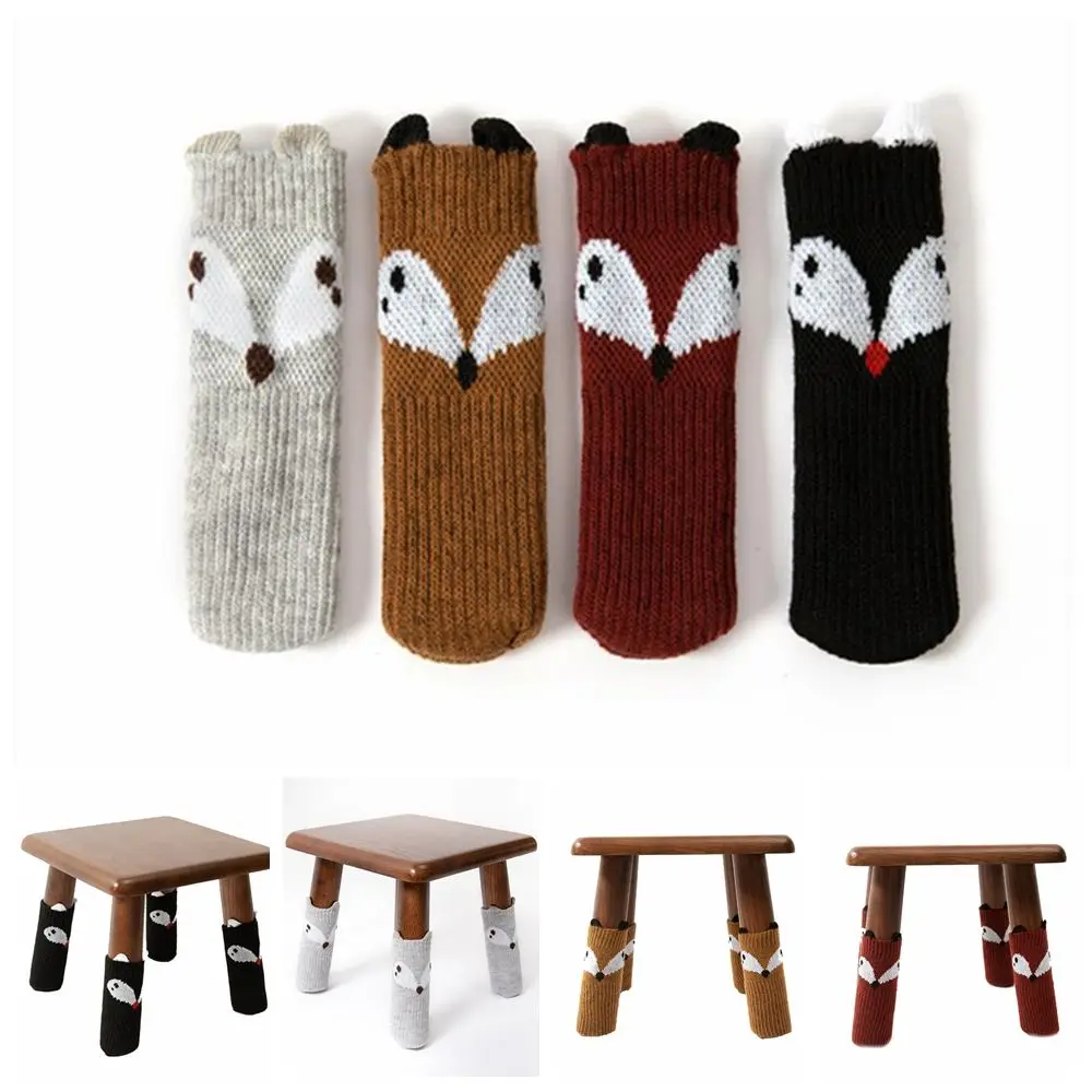 Reduction Knitted High Elastic Chair Foot Cover Furniture Protectors Covers Floor Protection Pads Table Legs Socks