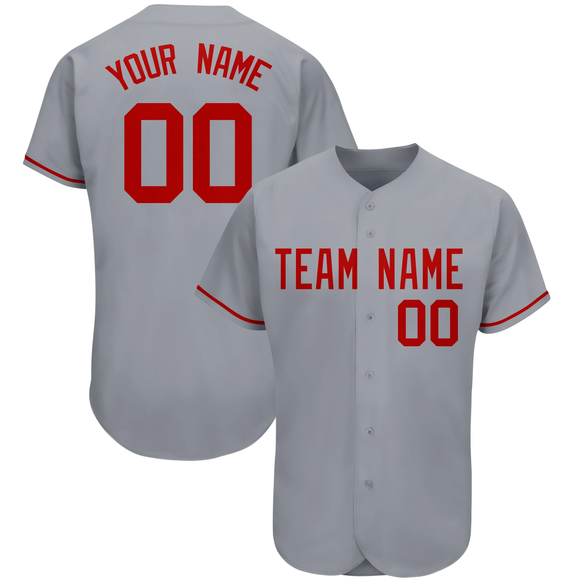 Sale Custom Fashion Baseball Jersey&Font，V-Neck Short Sleeve Tee Shirts Print Sport Clothing For Men/Women/Boys/Girls