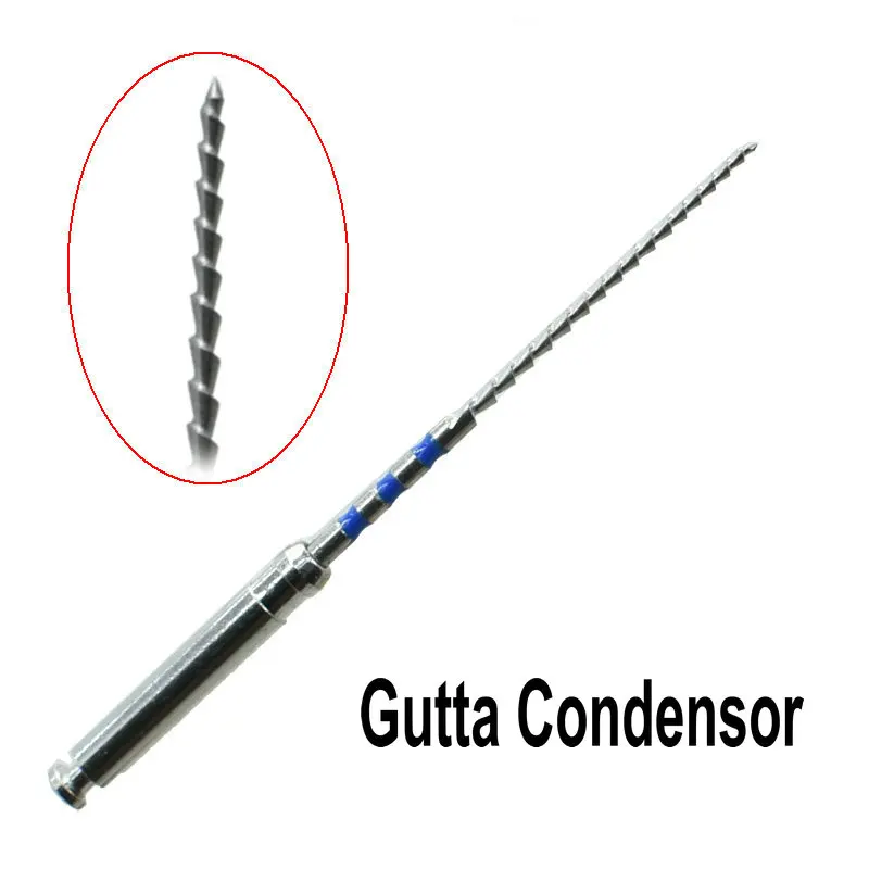 4PCS/Pack Dental Instrument Gutta Condensor Rotary Files Dental Clinic For Root Canal Treatment Dentist Tool