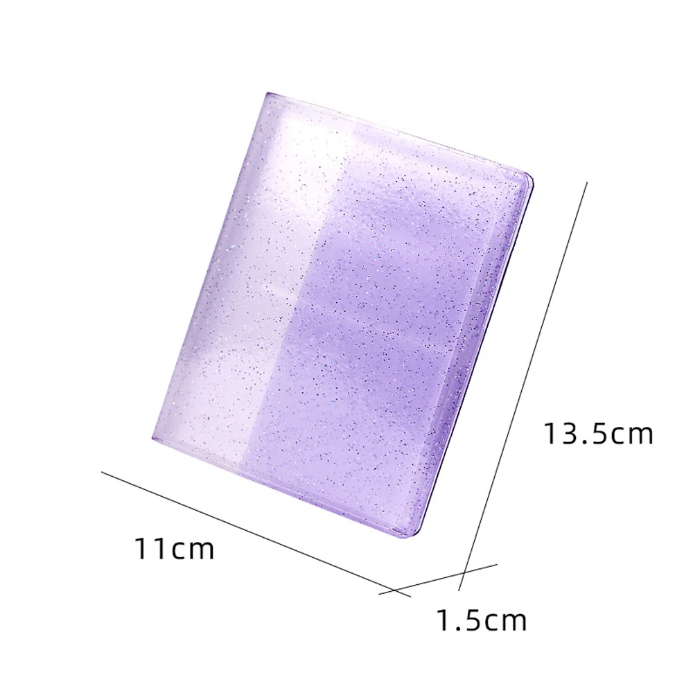 Besegad 64 جيب ل ألبوم الصور Fujifilm Instax mini11 3 بوصة اللون صورة ألبوم PVC لينة البسيطة كتيب الصورة حالة