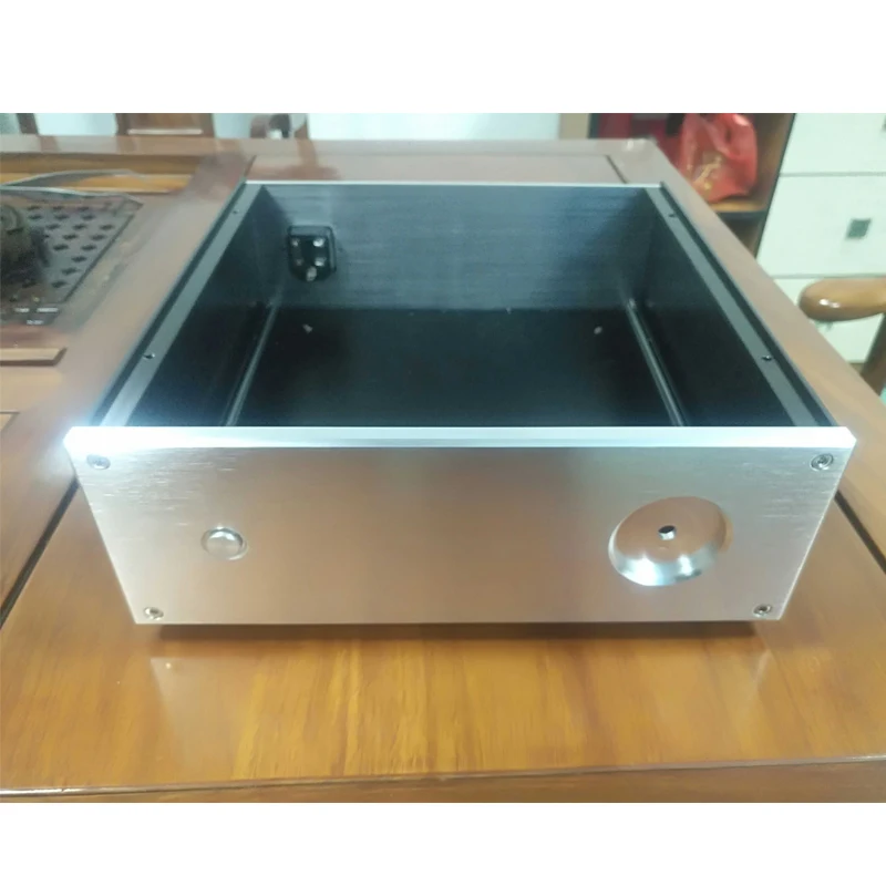 All-aluminum Power Amplifier Chassis Preamp Case Tube Amplifier Shell Audio Amplifier Box Power Supply Enclosure 260*92*262mm